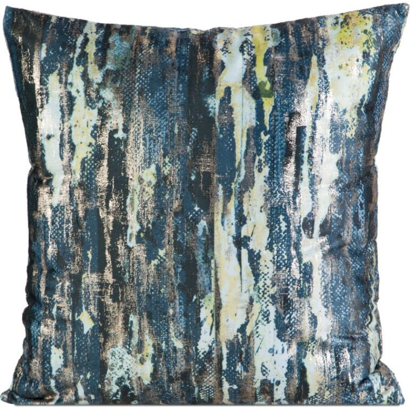 Dekoratīvā spilvendrāna 45x45 Grace, tumši zils samts