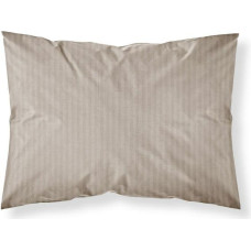 Damaskas spilvendrāna 70x80 taupe tumši bēša vienkrāsainas svītras 1 cm Pure