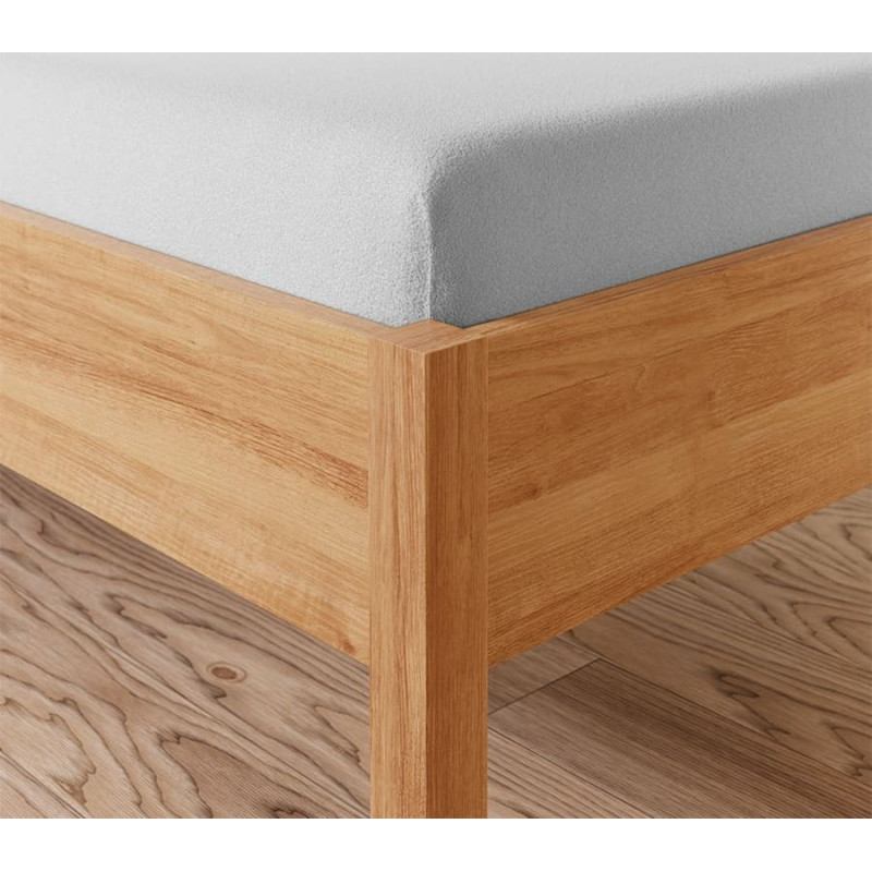 DREAMY PREMIUM Frotē palags ar elastīgo joslu, platums 140 x augstums 200cm, krāsa 001 balta 100034/FRG/001/140200/1