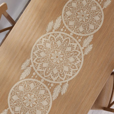 ALIA Gatavs žakarda galda celiņš, sapņu ķērējs, platums 44 x augstums 224cm, krāsa 002 dabīgs/bēšs 001390/KSZ/002/044224/1