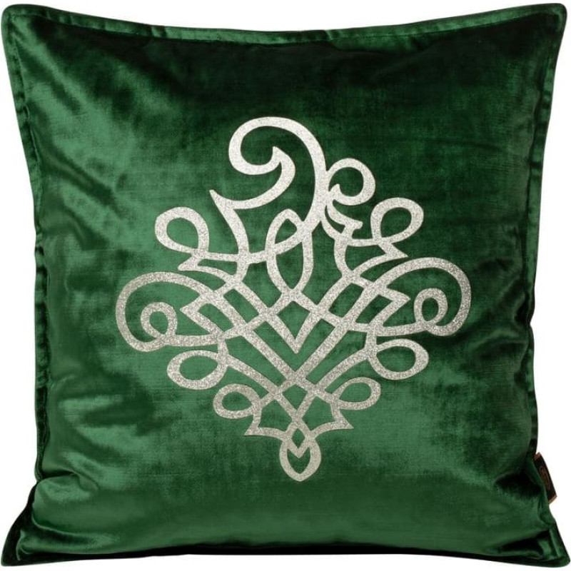 Karaliskā spilvendrāna 3 45x45 cm tumši zaļa