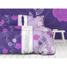 Kokvilnas gultas veļa 160x200 Lawendowa Show Bielbaw 23