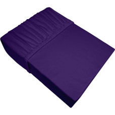 Džersija palags 160x200 plūmju ar Frotex gumiju