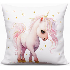 UNICORN Spilvens ar silikona pildījumu, MIKROFIBRE, 40x40cm, krāsa 001 balta T00009/SIL/001/040040/1