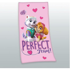 Bērnu dvielis 70x140 Paw Patrol rozā kokvilna PP 13 BT