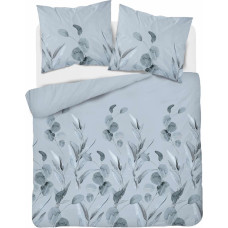 Kokvilnas gultasveļa 160x200 zili lauka ziedi 4691 B Kokvilna 16