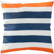 Dekoratīvā spilvendrāna 43x43 Smr 02 balta oranža tumši zila 210g/m2