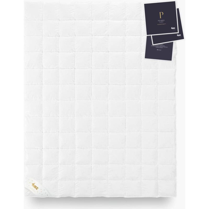 Dūnu sega 220x240 Premium zelta vasaras 580g balta