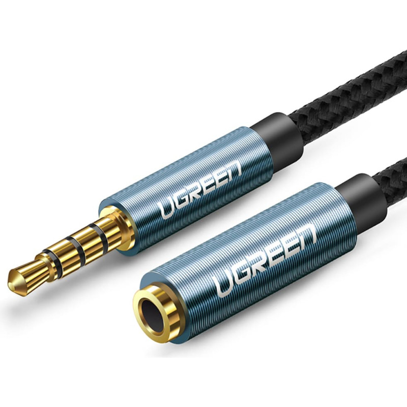Ugreen Audio austiņu pagarinājuma kabelis AUX mini ligzda 3,5 mm 2m zils