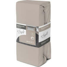 Džersija palags ar gumiju, mīksts, 180x200, pelēks, 25 cm matracim