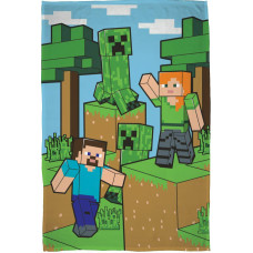 Flīsa sega 100x150 Minecraft bērnu pleds bērniem 12