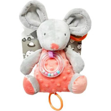 Marka Niezdefiniowana 92129 PEACH MOUSE MŪZIKAS KASTĪTE 18 CM