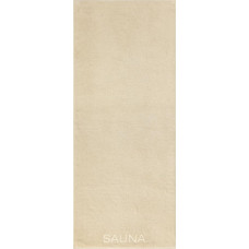 Cawoe Tīrs pludmales dvielis 80x200 bēšs frotē 370 frotē 500g/m2 100% kokvilna