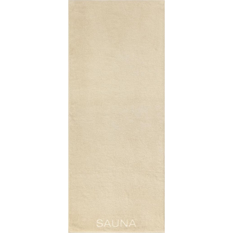 Cawoe Tīrs pludmales dvielis 80x200 bē&scaron;s frotē 370 frotē 500g/m2 100% kokvilna