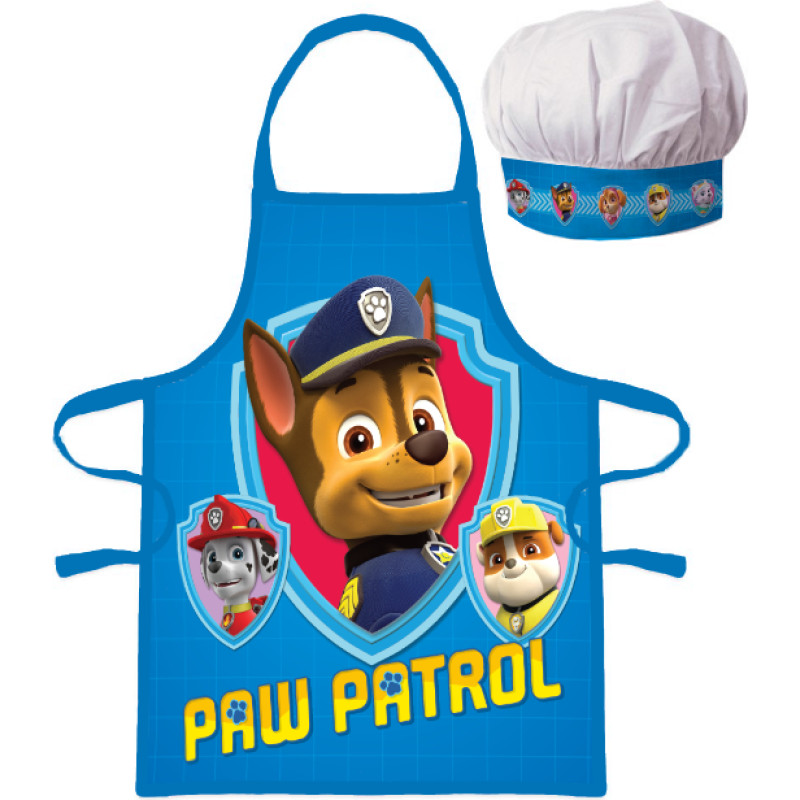 Brandmac Bērnu priekšauts ar cepuri Paw Patrol Roky zils 1061 pavāra komplekts