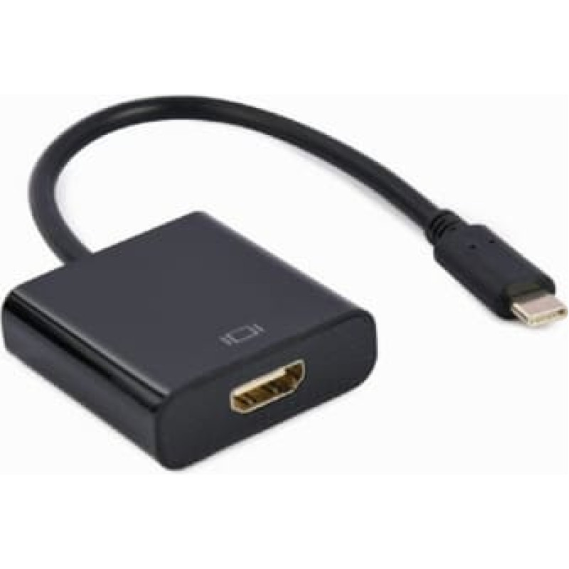 Adapteris Gembird USB Type-C Male - HDMI Female 4K@60Hz 15cm Black