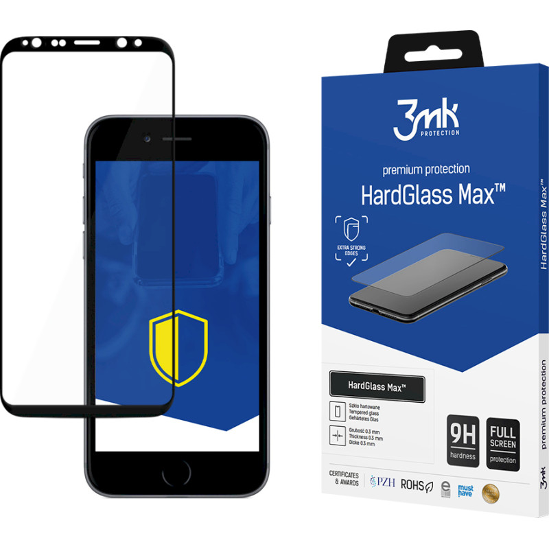 Samsung Galaxy S8 Plus black - 3mk HardGlass Max™ screen protector