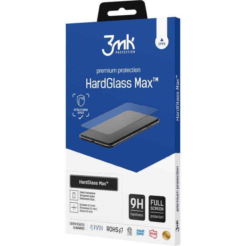 Xiaomi 12|12X Black - 3mk HardGlass Max™ screen protector