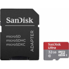 Sandisk Ultra microSDHC 32GB + Adapter