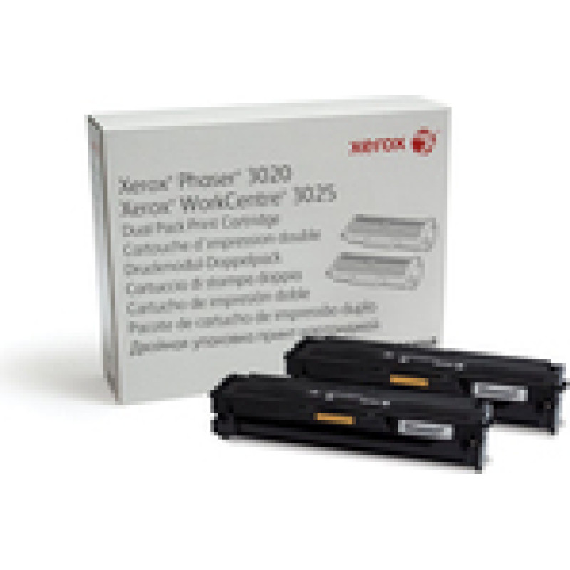 Xerox Cartridge DMO 3020 3025 Black Schwarz (106R03048) (2 x 1,5k)