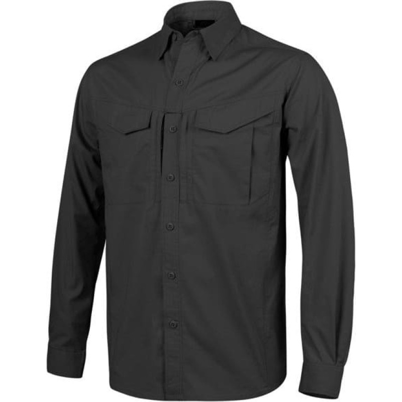 Helikon - Defender Mk2 krekls - ar garām piedurknēm - melns - KO-DF2-PR-01 (XXL)