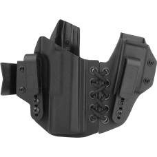 Doubletap GEAR — pielikums, elastīgs IWB Kydex maciņš CZ P-10 C un žurnālam — melns