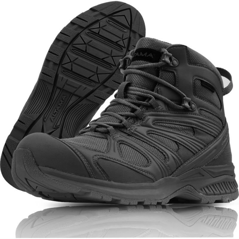 Altama - Aboottabad Trail Mid Tactical Boots - Melni - 353201 (44)