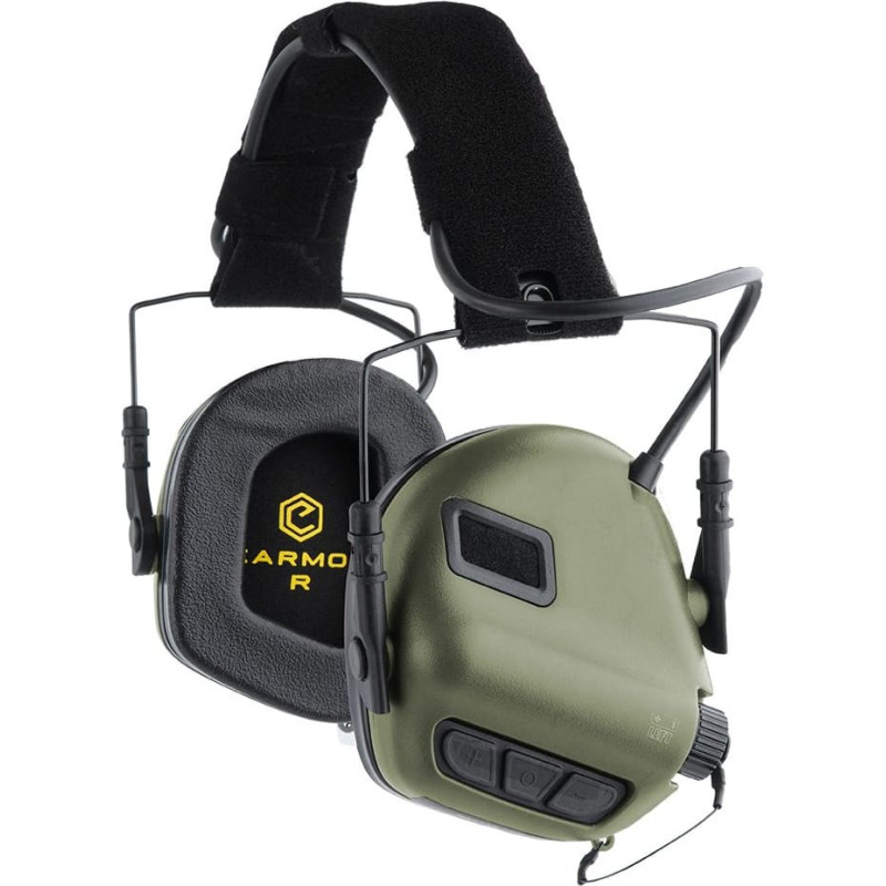 Earmor - Aktīvie dzirdes aizsargi M31 Mark 3 - Lapojums zaļš - Mil-71E-FG
