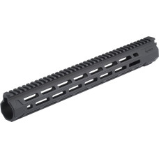 Mission First Tactical (Mft) MFT&nbsp;&mdash; EXD brīvi peldo&scaron;s M-LOK 15&nbsp;collu roku aizsargs, melns&nbsp;&mdash; TMEXD-MHG-15-BL