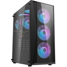 Darkflash DK352 Plus Computer Case with 4 fans (Black)