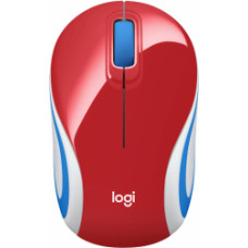 LOGITECH 910-002732 Logitech® Wireless Mini Mouse M187 - RED - 2.4GHZ - EMEA