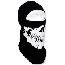 Fostex - Biker Balaclava Skull - Melns