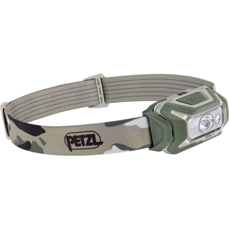 Petzl - Aria 1 LED galvas lukturītis - 350 lm - RGB - Zaļ&scaron; / maskē&scaron;anās - E069BA01