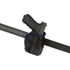 Frontline KNG Open Top Holster für Glock 17 Paddle