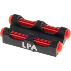 LPA Red Twin Fiber Optics Front Sight 3,0 MA Thread