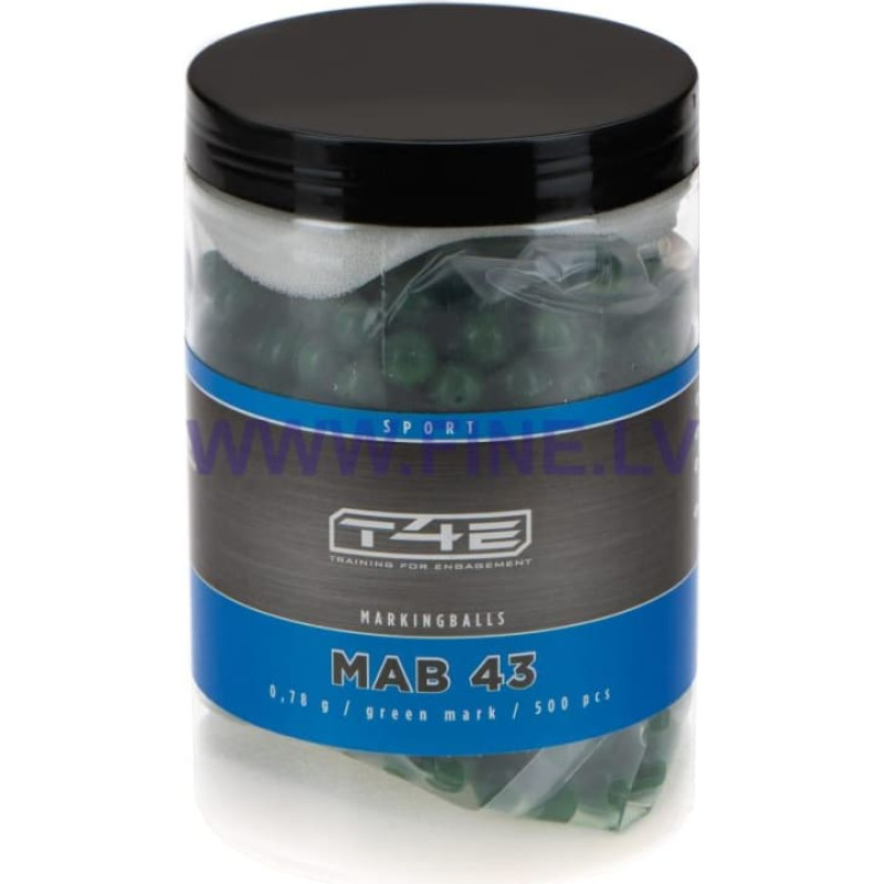 T4E .43 Sport MAB 43 Marking Balls 0.78g 500rds