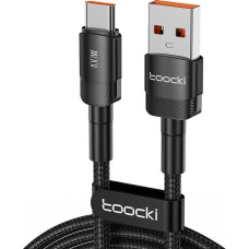 Toocki Cable USB-A to USB-C Toocki TXCT-HY01, 1m, FC 100W (black)