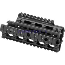 Leapers AK47 YU Quad Rail roku aizsargs