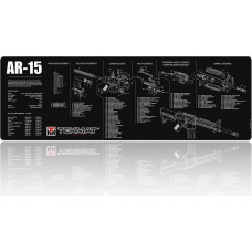 Tekmat - Ieroču tīrīšanas paklājiņš AR-15 - Melns - TEK-R36-AR15