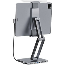 Invzi Docking station with stand for Tablet|iPad, INVZI, MH03, MagHub, 3x USB-C, 2x USB-A