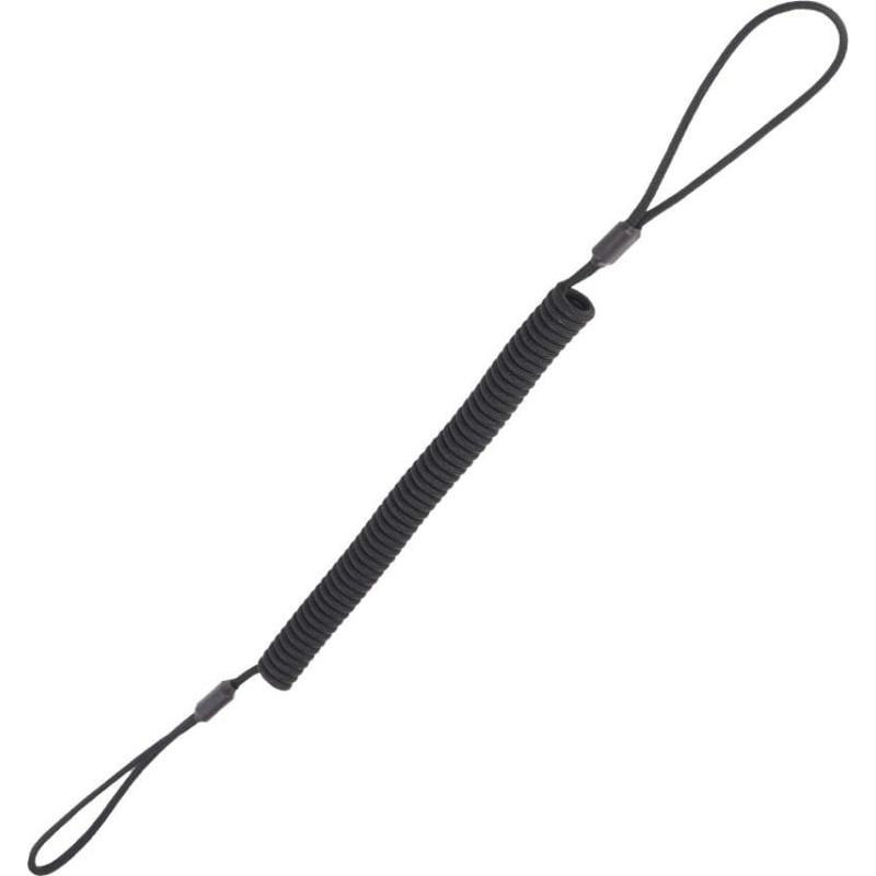 Edcx - Elastīga &scaron;trope ar Paracord cilpām - Melna - 2281