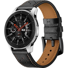 Tech-Protect Leather strap for Samsung Galaxy Watch 46mm - black