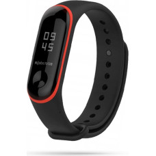 Tech-Protect Smooth case for Xiaomi Mi Band 3|4 - black and red