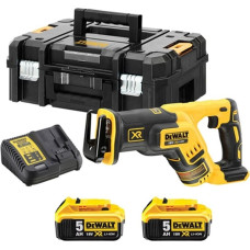 Dewalt-Maszyny bezvadu, bezsuku virzuļzāģis, 18V Li-Lon 2x5.0Ah DeWalt [DCS367P2-QW]