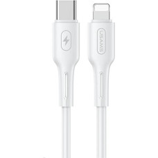 USAMS Kabel U43 USB-C na Lightning 30W PD 1.2m biały|white SJ406USB02 (US-SJ406)