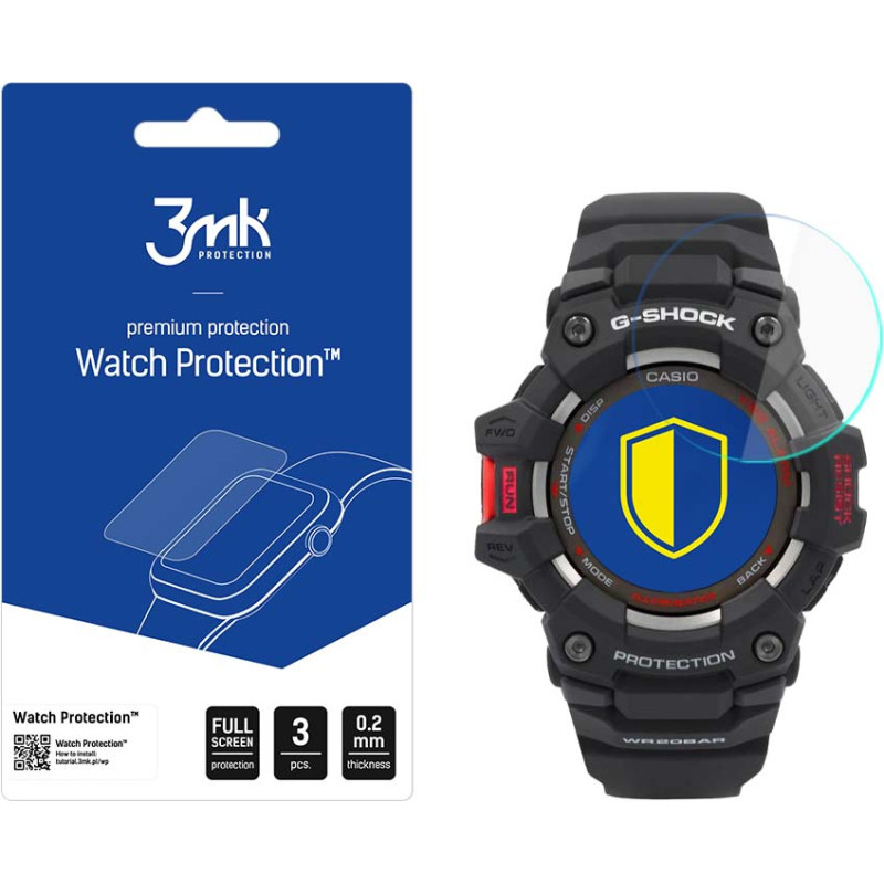 Casio G-Shock - 3mk Watch Protection™ v. FlexibleGlass Lite screen protector