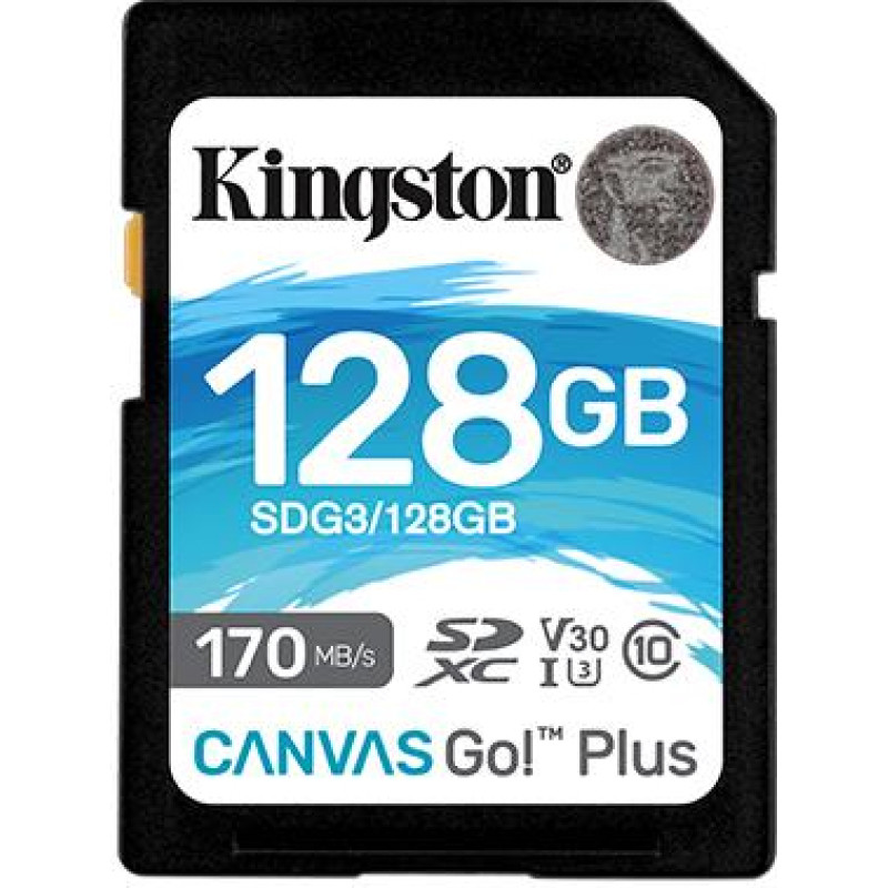 KINGSTON 128GB SDXC Canvas Go Plus 170R