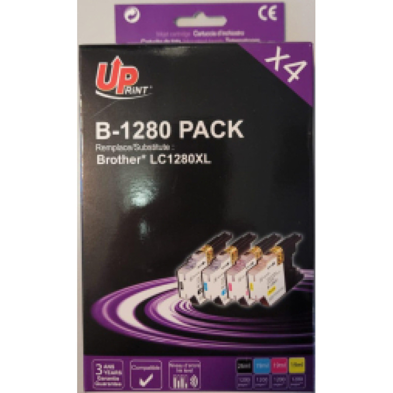 UPrint Brother LC-1280 4PACK BK| C| M| Y