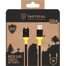 Tactical Recce 3:20 cable for Garmin USB-A Black|Yellow