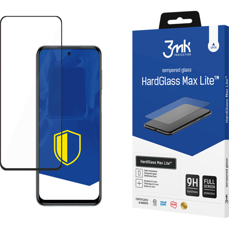 Xiaomi Redmi Note 9 Pro Max BL - 3mk HardGlass Max Lite™ screen protector